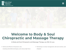 Tablet Screenshot of bodyandsoulchiro.net